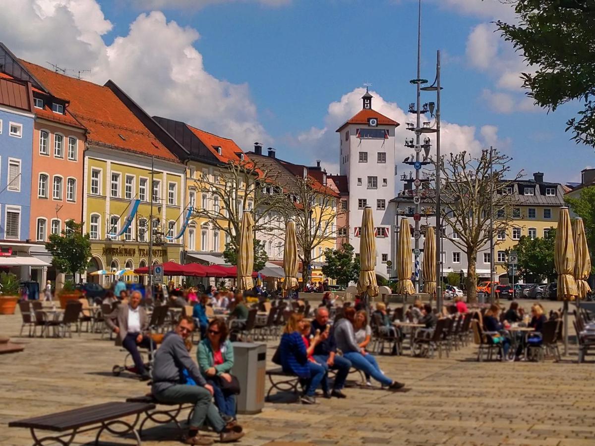 Ferienwohnung Gartenglueck Traunstein Bagian luar foto