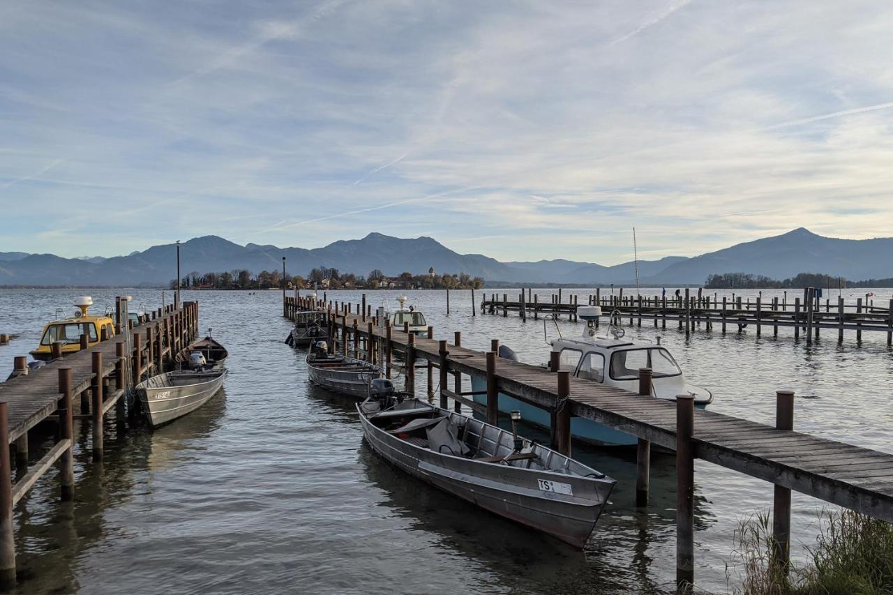 Ferienwohnung Gartenglueck Traunstein Bagian luar foto