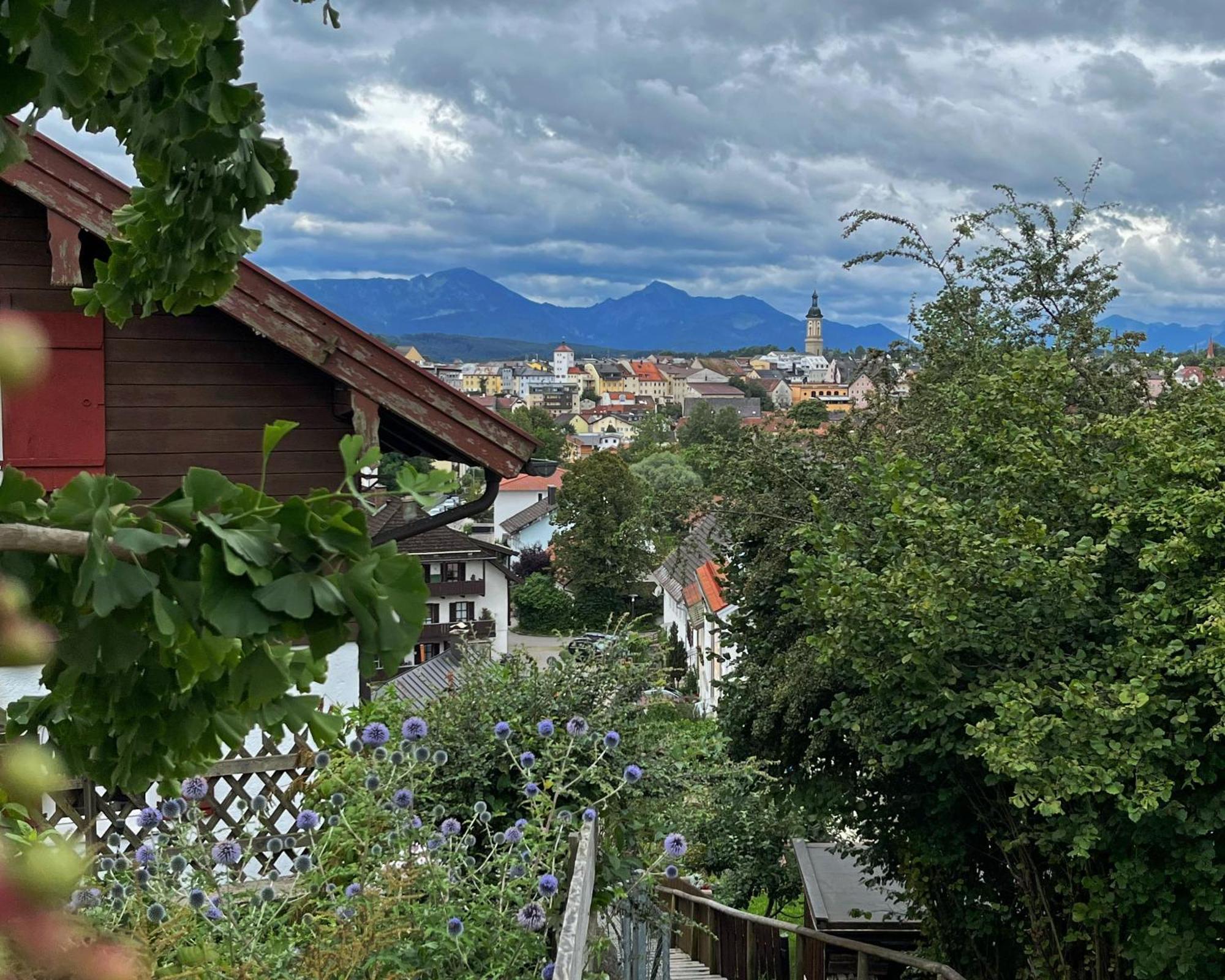 Ferienwohnung Gartenglueck Traunstein Bagian luar foto